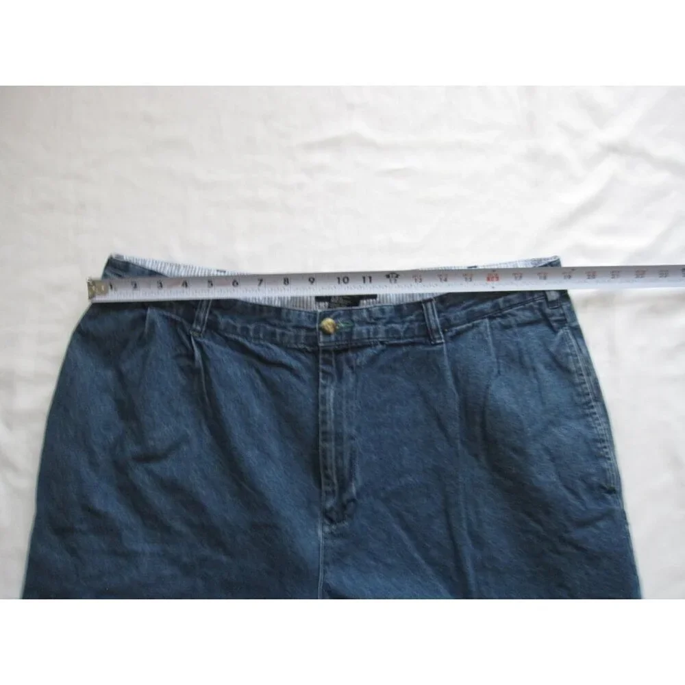Vtg Tommy Hilfiger Chambray Men Streetwear Retro Minimalist Shorts Sz 38 (MP451)